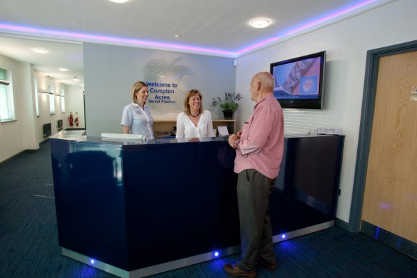 Compton Acres Dental Practice Reception